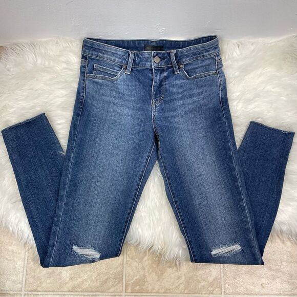 Uniqlo | distressed skinny, stretchy jeans 24 - Picture 1 of 9